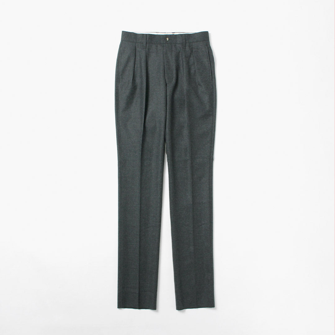 BARNSTORMER / Pantalon à 2 plis en flanelle Saxony