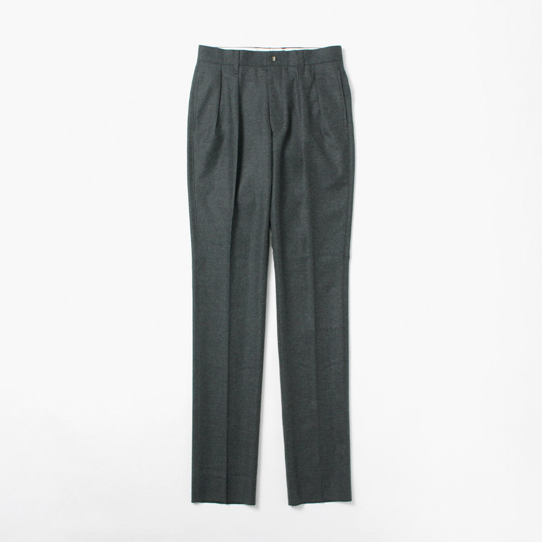 BARNSTORMER / Pantalon à 2 plis en flanelle Saxony