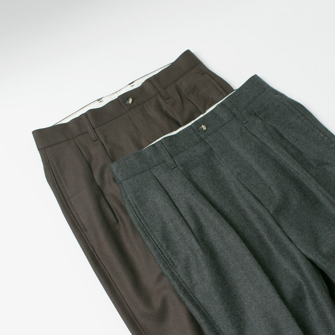 BARNSTORMER / Pantalon à 2 plis en flanelle Saxony
