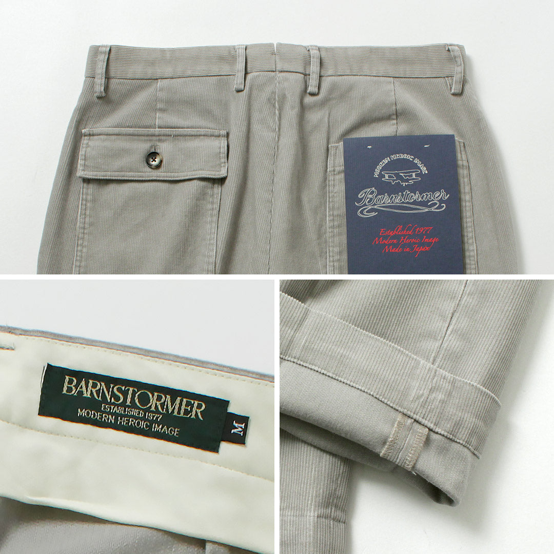 BARNSTORMER / Pantalones de fatiga de vestir de pana vintage