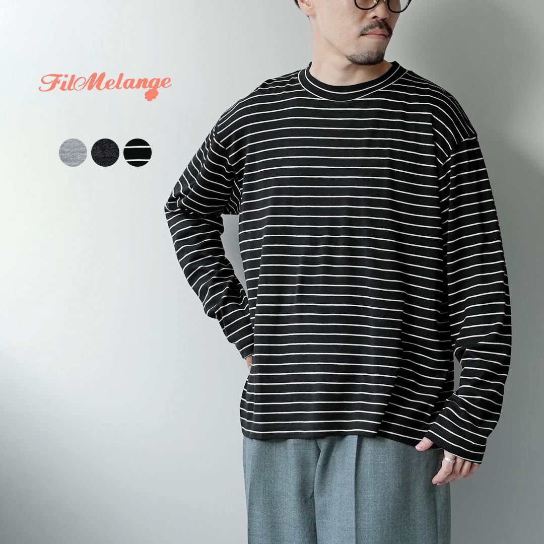 FILMELANGE / Camiseta de manga larga de punto de lana merino Woods New Zealand