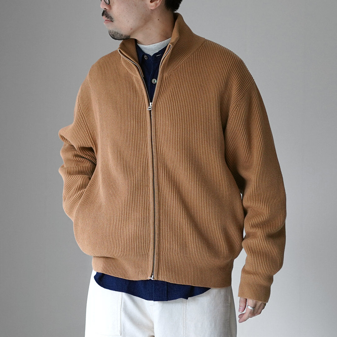UNDYED / Organic Cotton Ribbed Driver's Knit