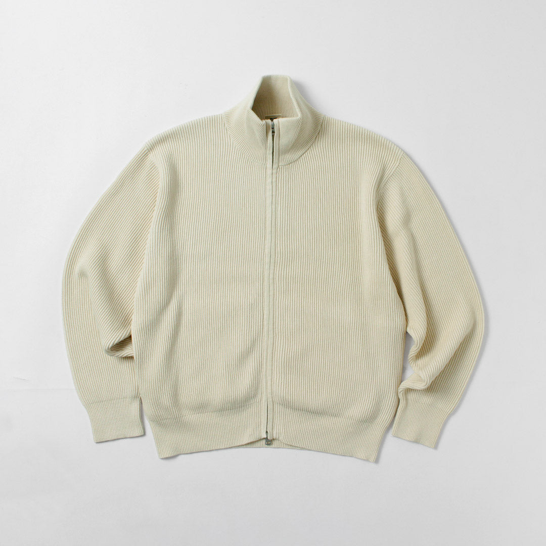 UNDYED / Organic Cotton Ribbed Driver's Knit