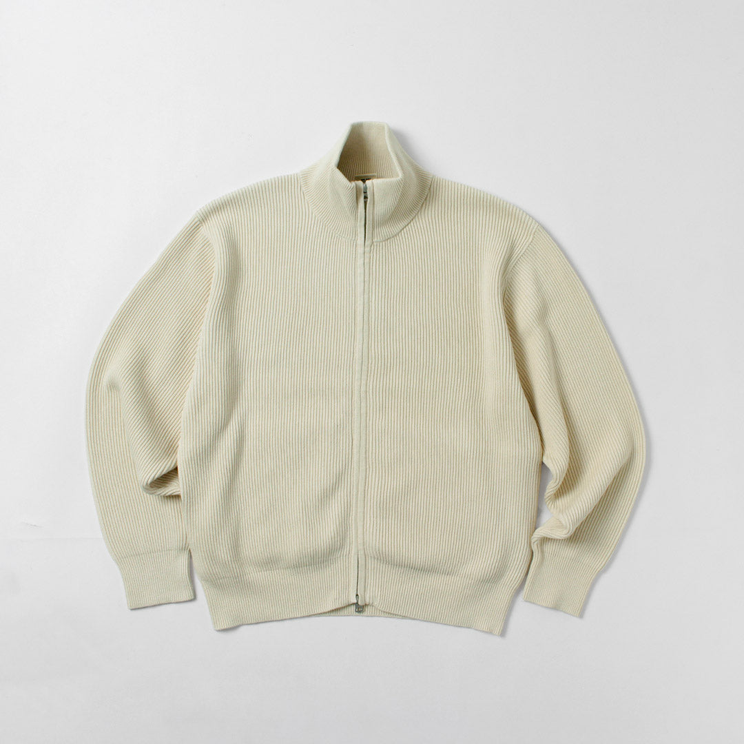 UNDYED / Organic Cotton Ribbed Driver's Knit