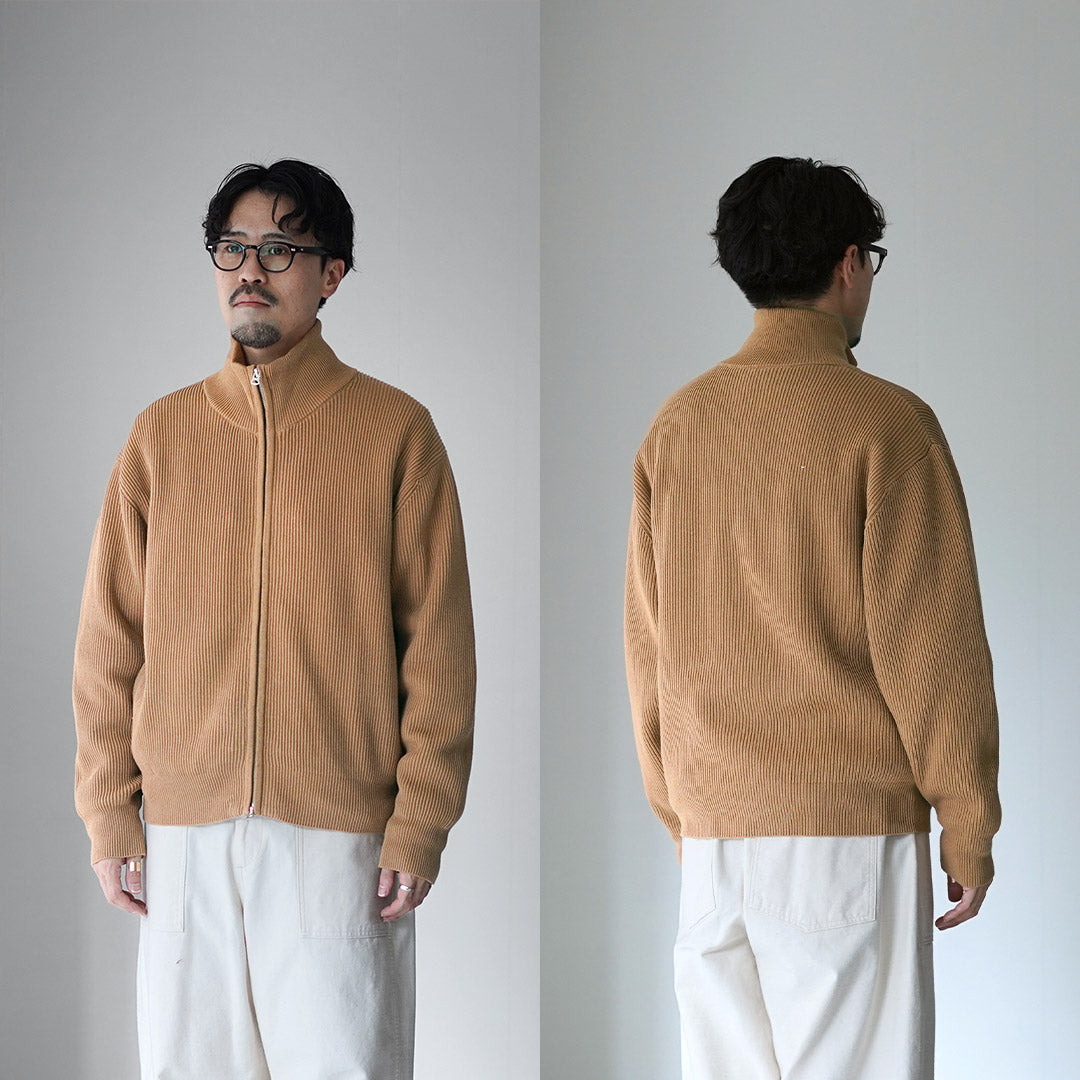 UNDYED / Organic Cotton Ribbed Driver's Knit