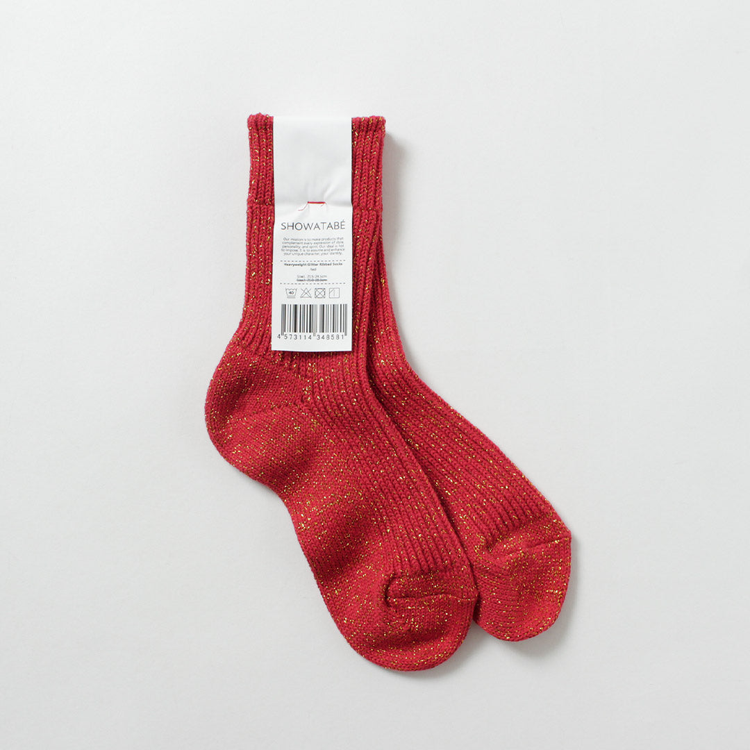 CALCETINES DE CALIDAD DECKA / Calcetines acanalados con brillo pesado