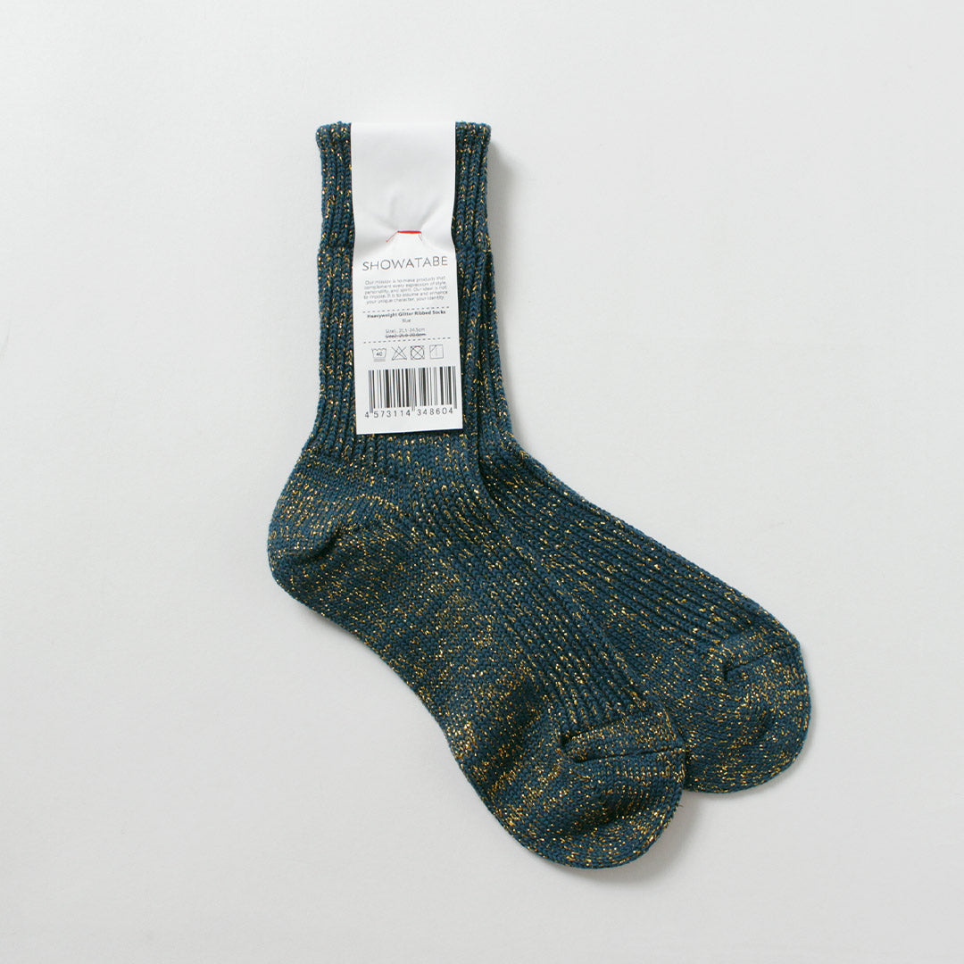 CALCETINES DE CALIDAD DECKA / Calcetines acanalados con brillo pesado