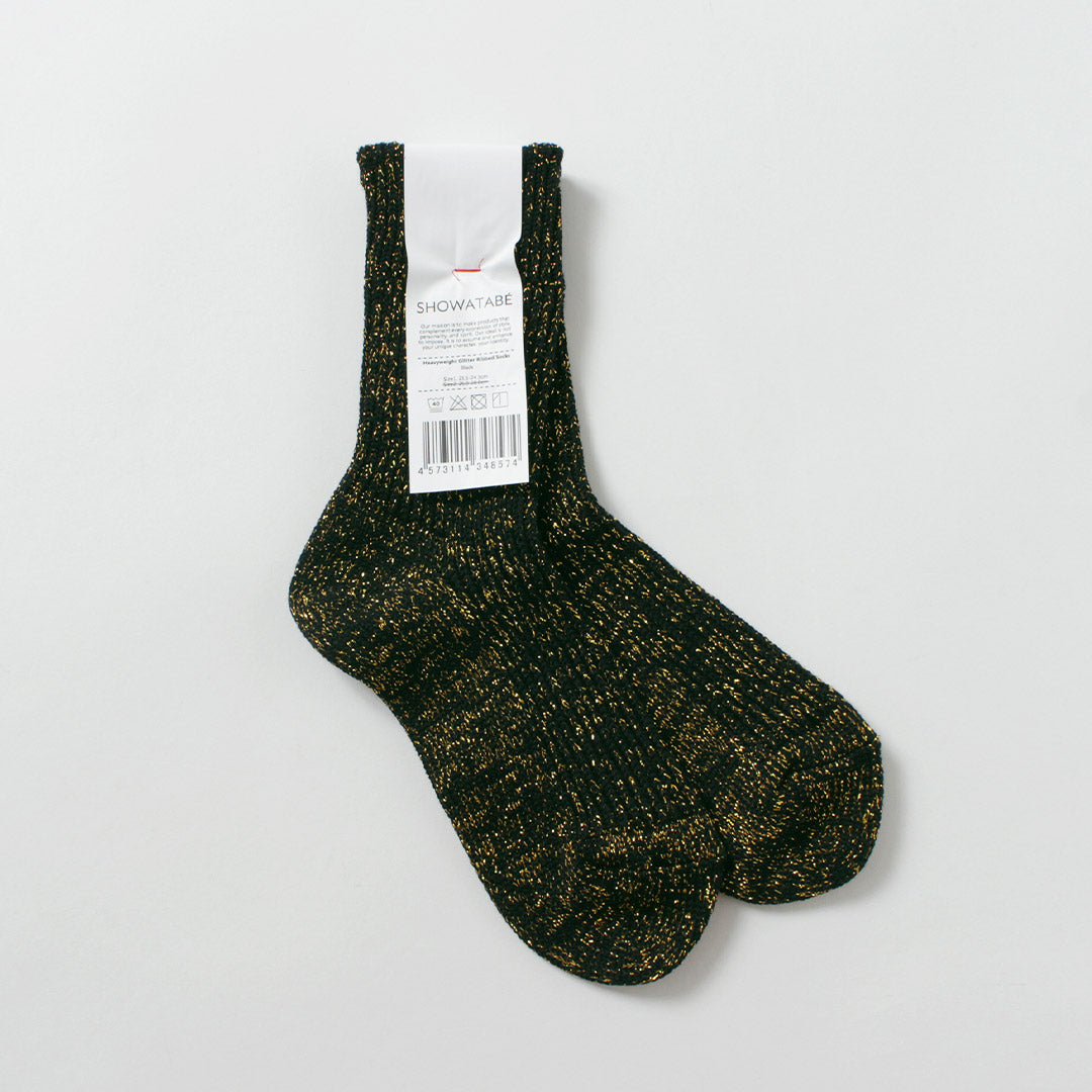 CALCETINES DE CALIDAD DECKA / Calcetines acanalados con brillo pesado