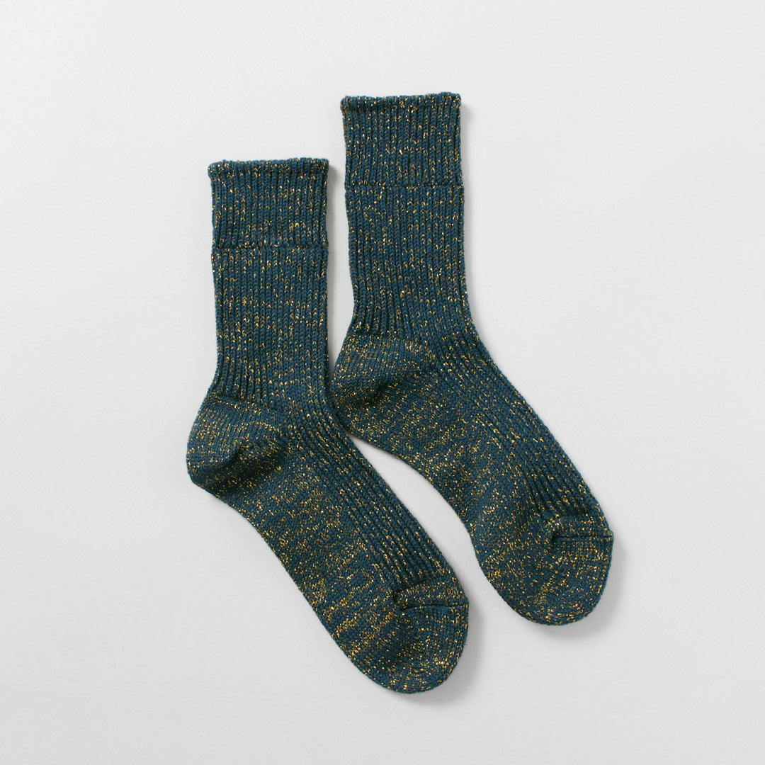 CALCETINES DE CALIDAD DECKA / Calcetines acanalados con brillo pesado