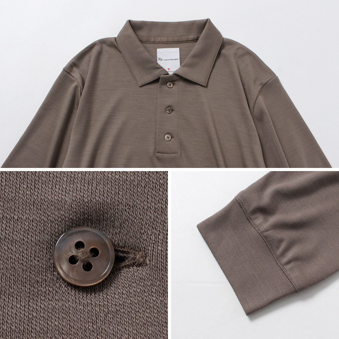 RE MADE IN TOKYO JAPAN / 連衣裙羊毛針織套頭 Polo 衫