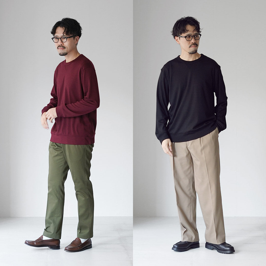 RE MADE IN TOKYO JAPAN / 连衣裙 羊毛针织圆领宽松版型