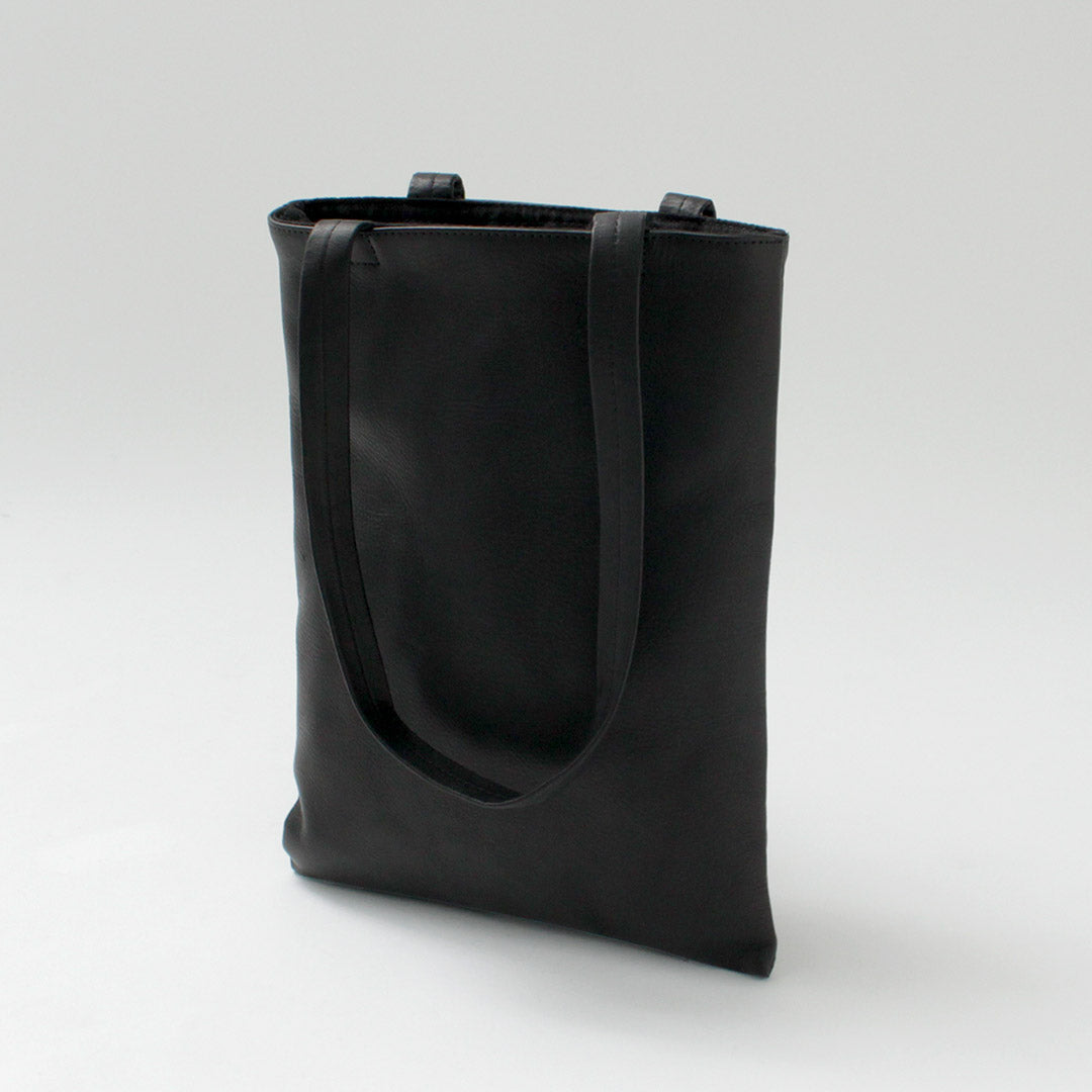 MR.OLIVE / IMPERMA-LEATHER 扁平托特包 M