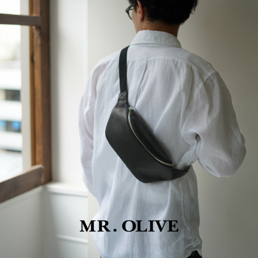 MR.OLIVE / IMPERMA-LEATHER Bolso bandolera pequeño