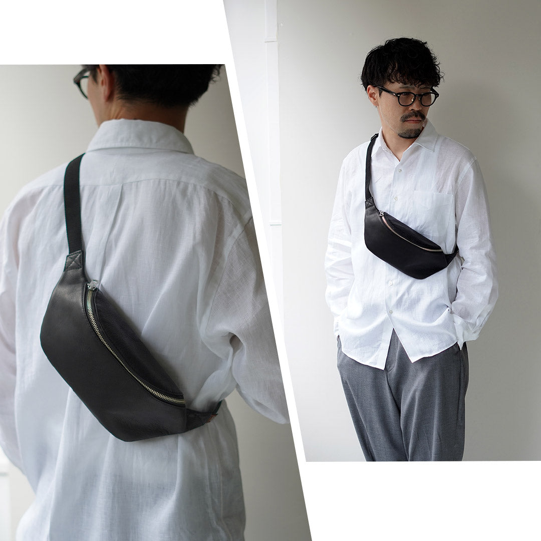 MR.OLIVE / IMPERMA-LEATHER Bolso bandolera pequeño