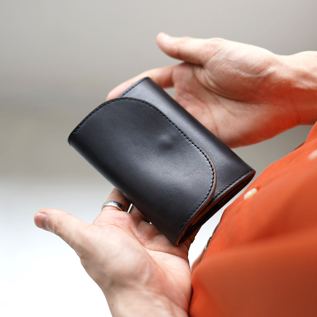 Portefeuille compact MR.OLIVE / Horween Chromexcel