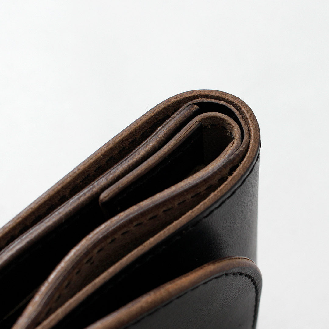 Portefeuille compact MR.OLIVE / Horween Chromexcel
