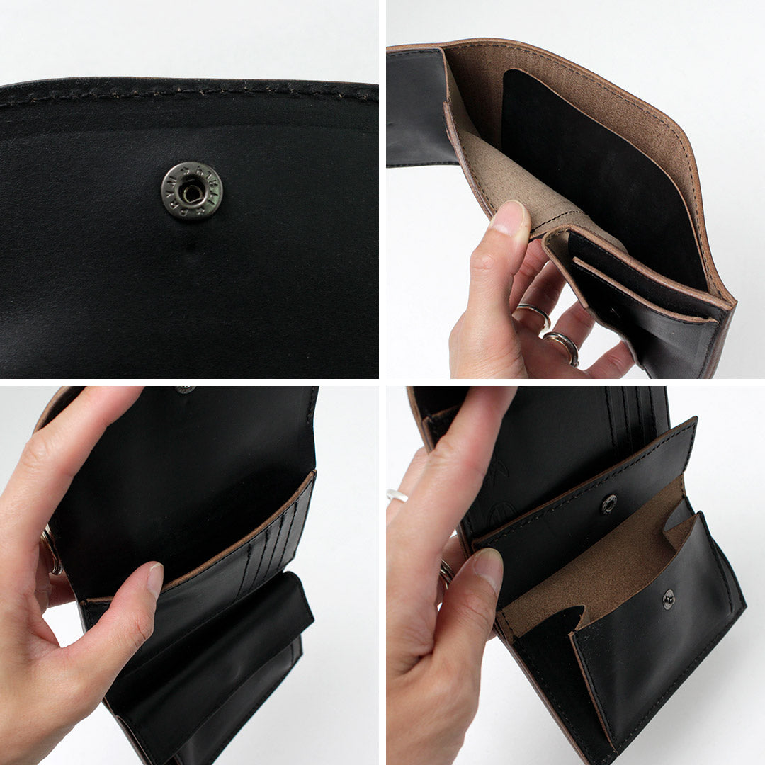 Portefeuille compact MR.OLIVE / Horween Chromexcel