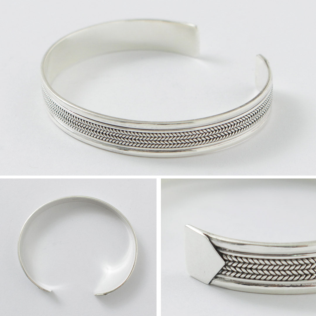 TMW / Brazalete de cadena de plata esterlina