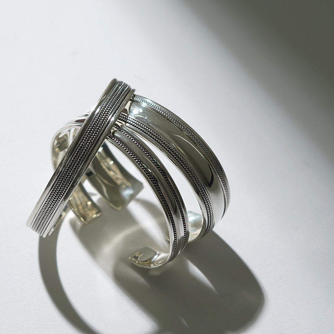 TMW / Brazalete de cadena de plata esterlina