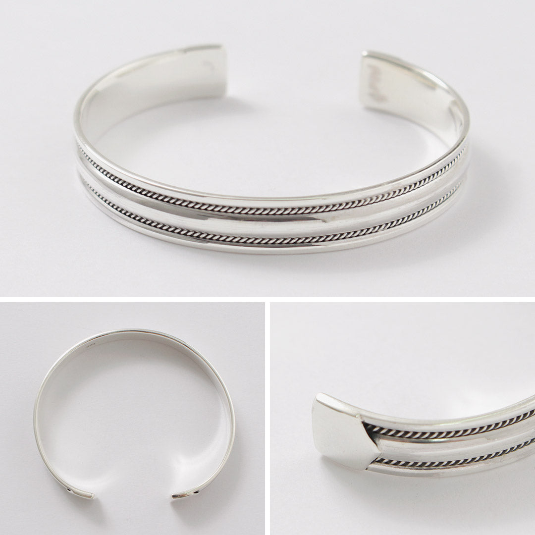 TMW / Bracelet large en argent sterling