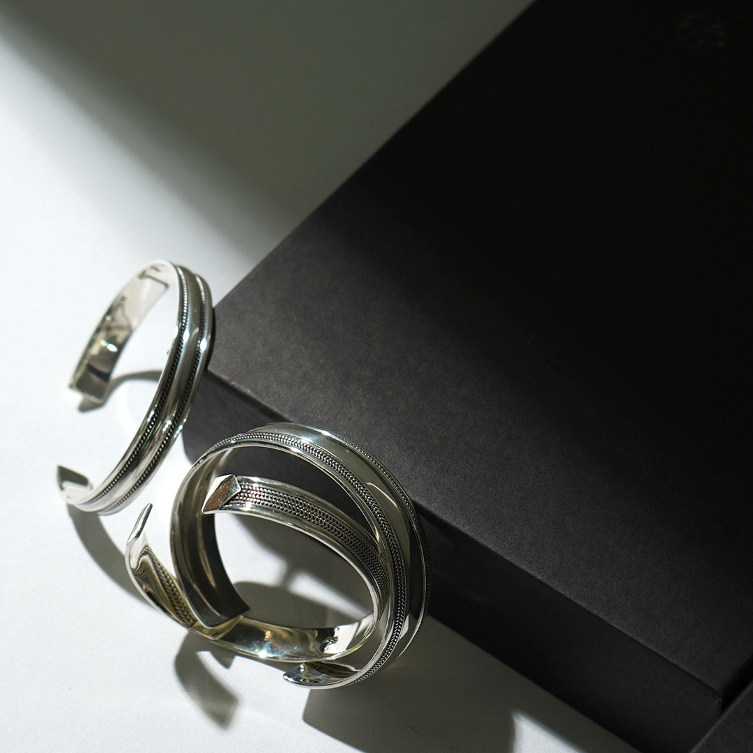 TMW / Bracelet large en argent sterling