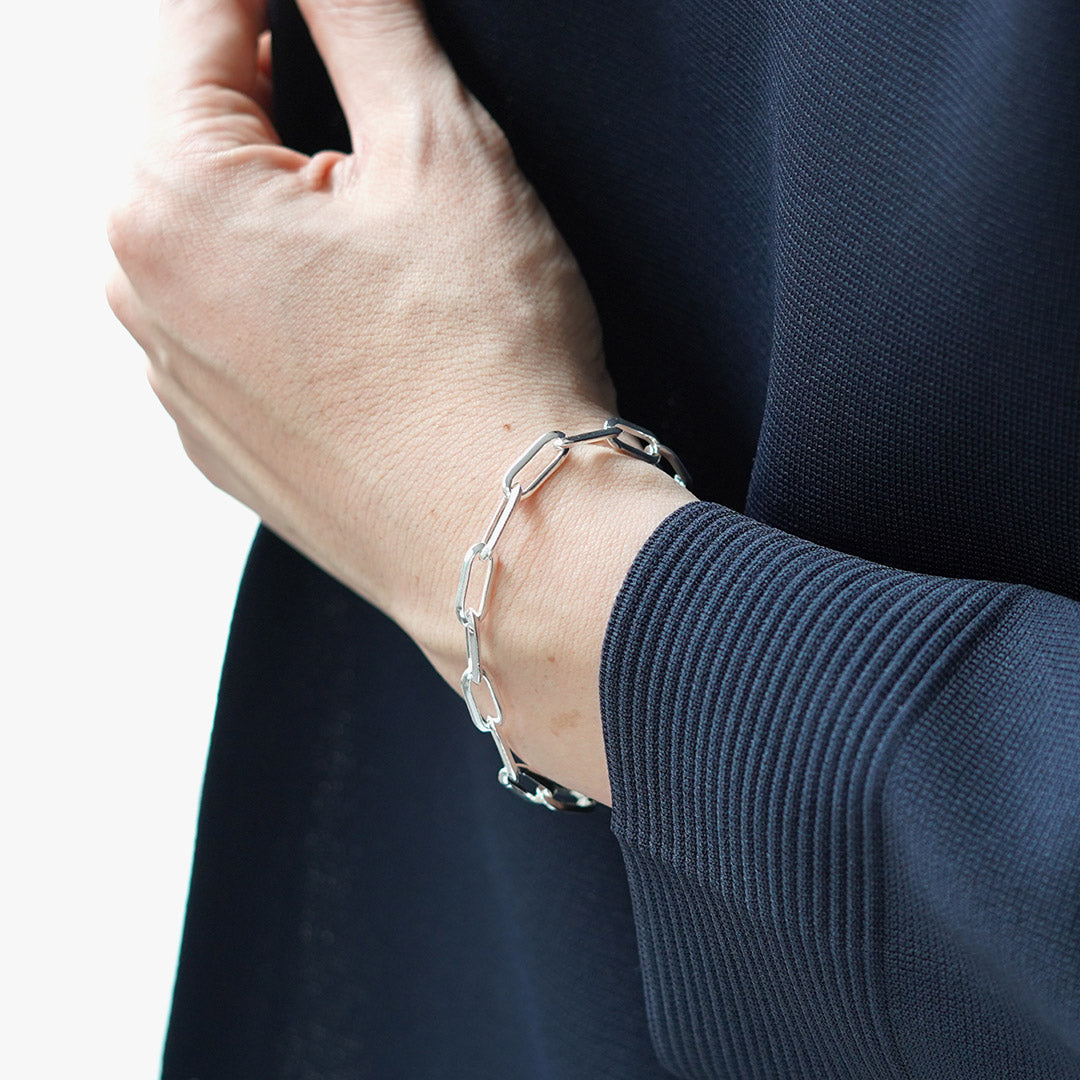 TMW / Bracelet à chaîne câblée en argent sterling