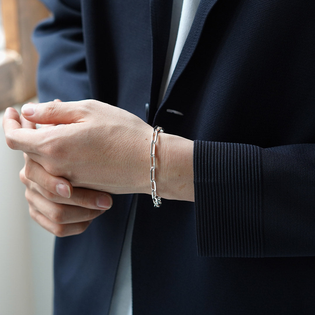 TMW / Bracelet à chaîne câblée en argent sterling