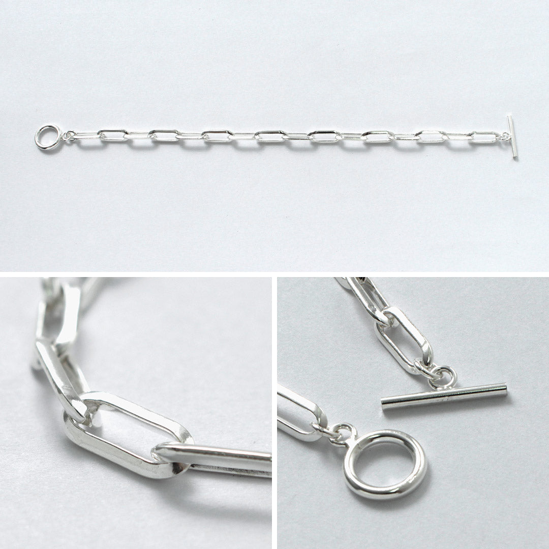 TMW / Bracelet à chaîne câblée en argent sterling