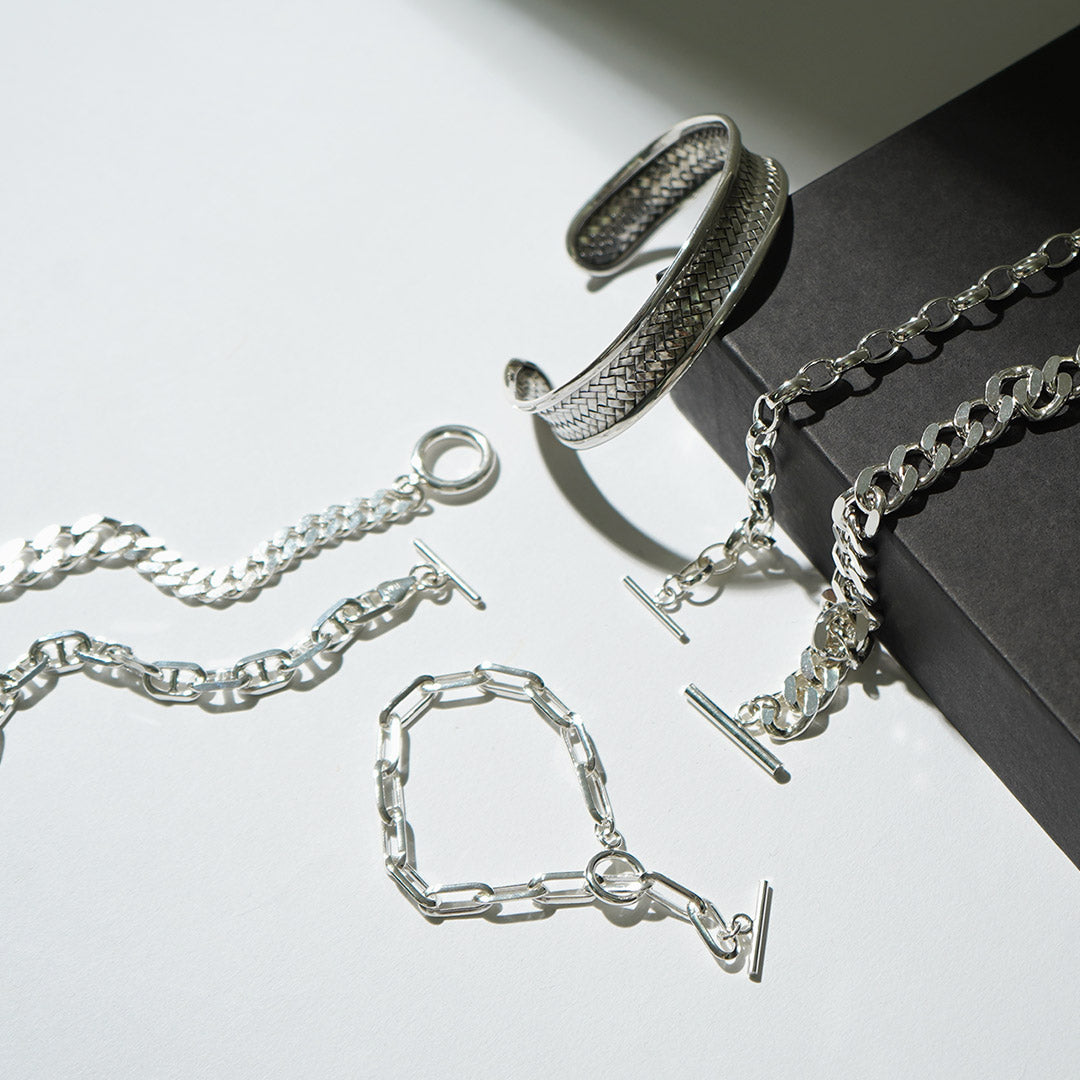 TMW / Bracelet chaîne d’ancre en argent sterling