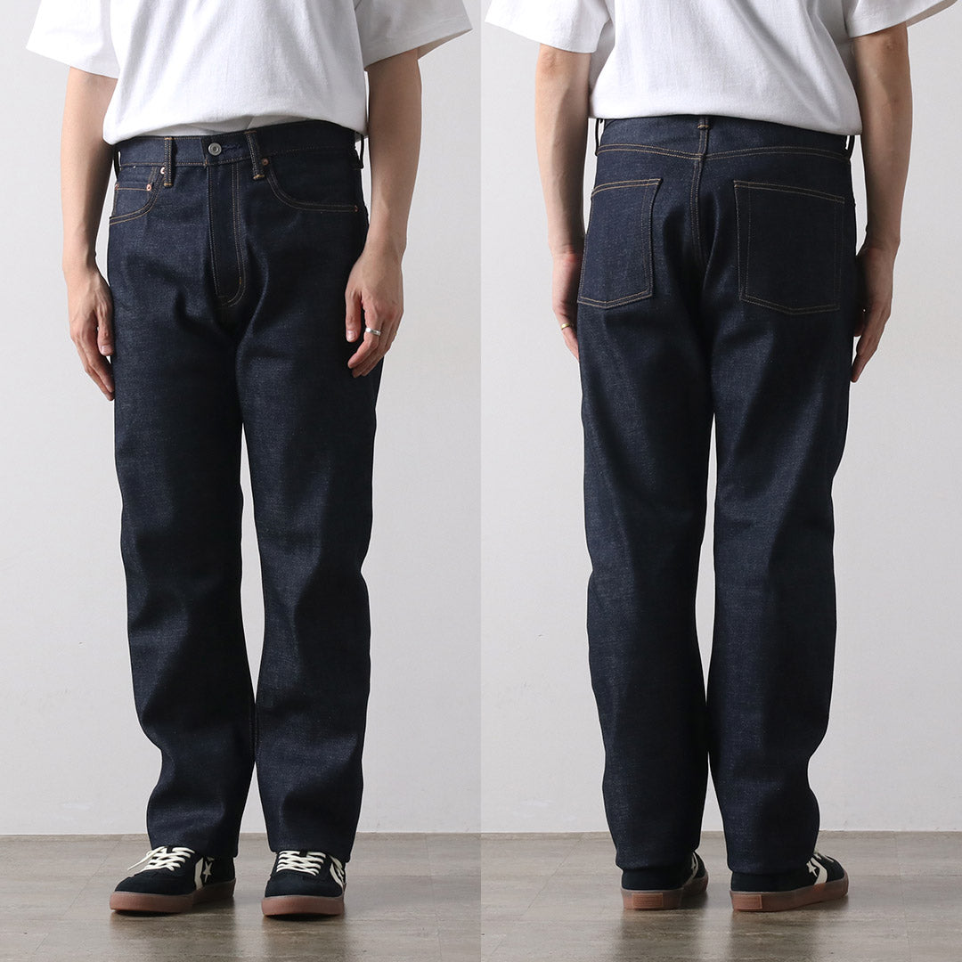 COTTON RESEARCH CLUB / Pantalon en denim selvedge 14,75 oz – Brut (non lavé)