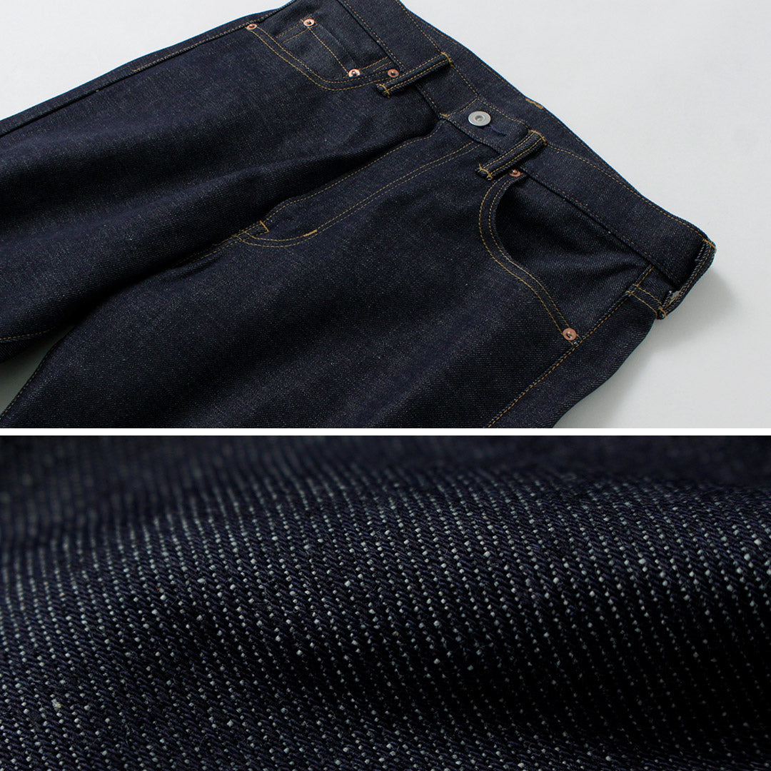 COTTON RESEARCH CLUB / Pantalon en denim selvedge 14,75 oz – Brut (non lavé)