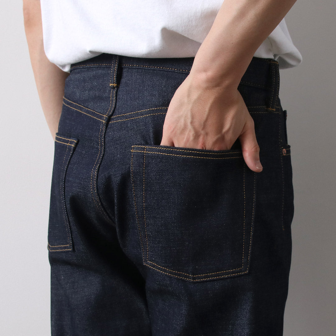 COTTON RESEARCH CLUB / Pantalon en denim selvedge 14,75 oz – Brut (non lavé)