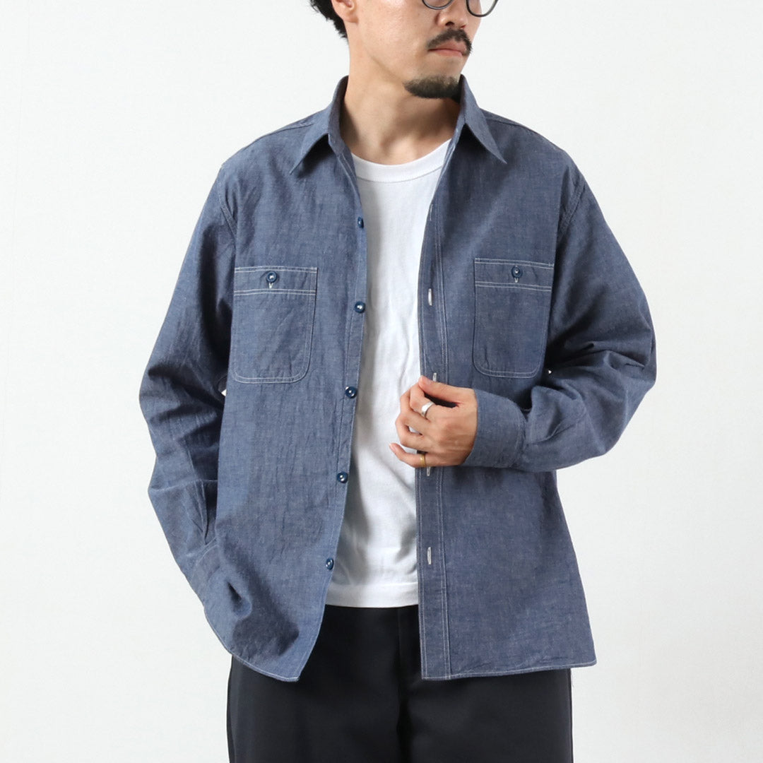 BUZZ RICKSONS / 青年布工作衬衫