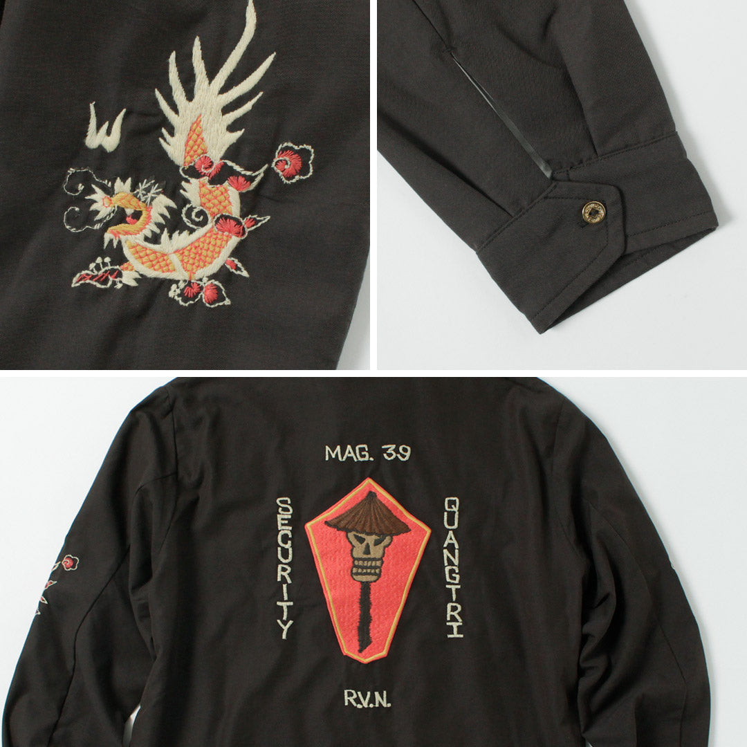 TAILOR TOYO / Chaqueta Vietnam Modelo Envejecido Calavera