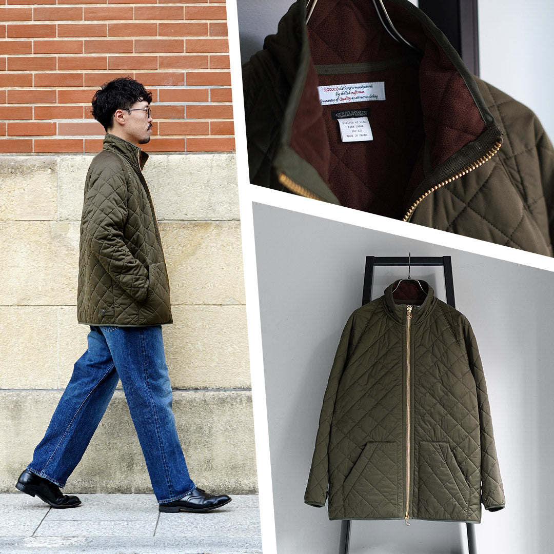 ROCOCO × SUNNY SPORTS / Arctic Fleece-Lined 퀼팅 재킷