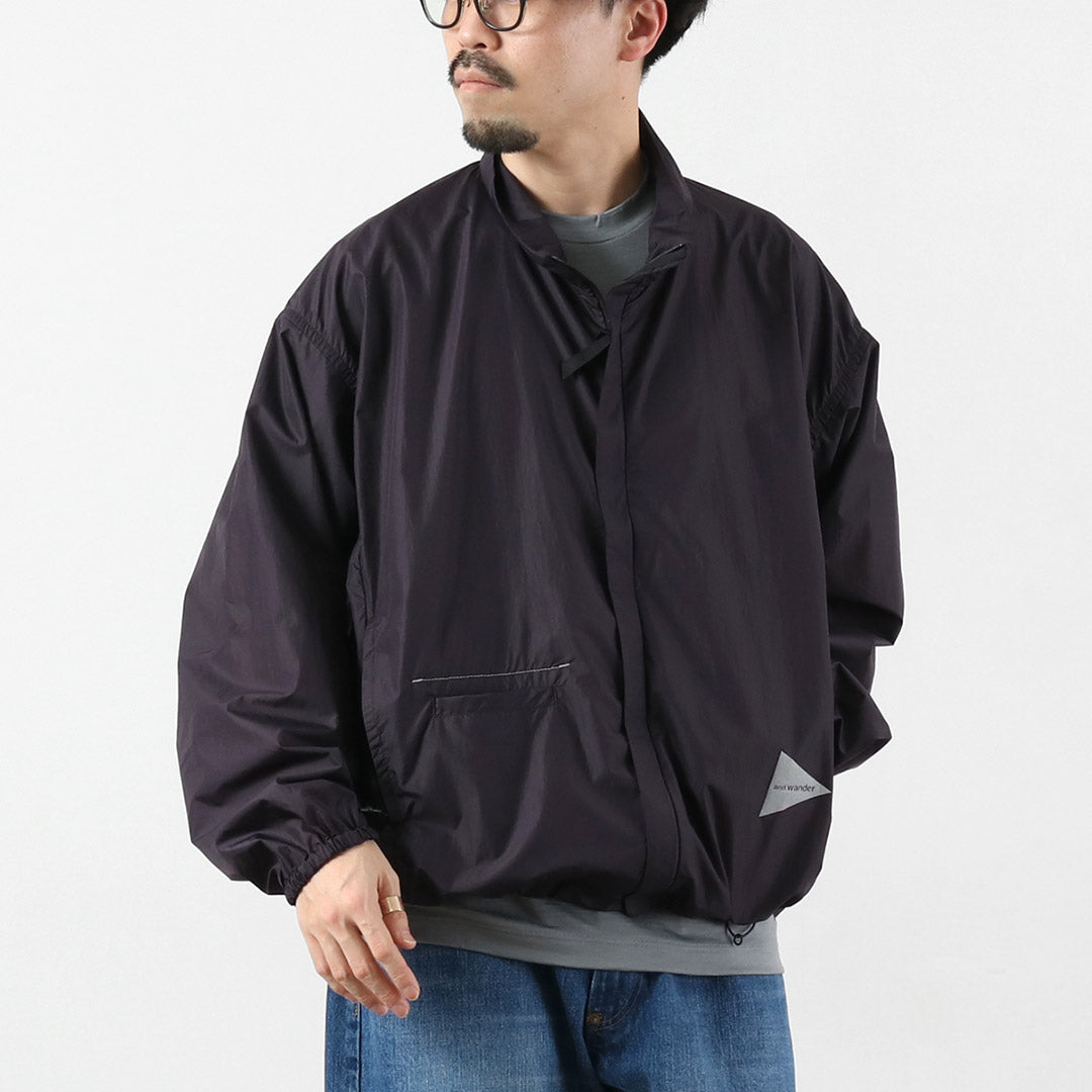 AND WANDER / Oversized Ripstop Jacket