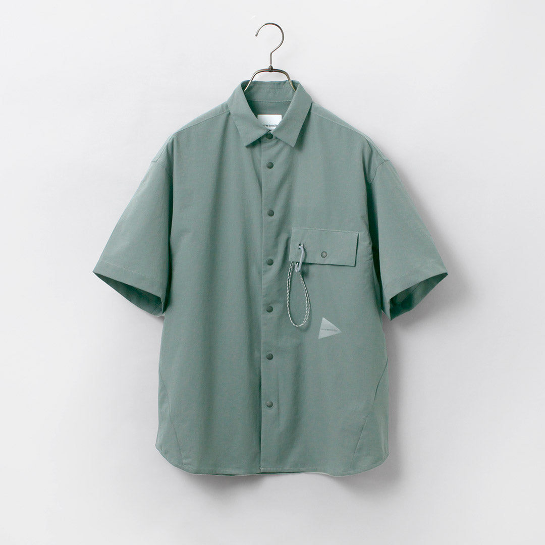 AND WANDER / Dry Breathable Short Sleeve Shirt