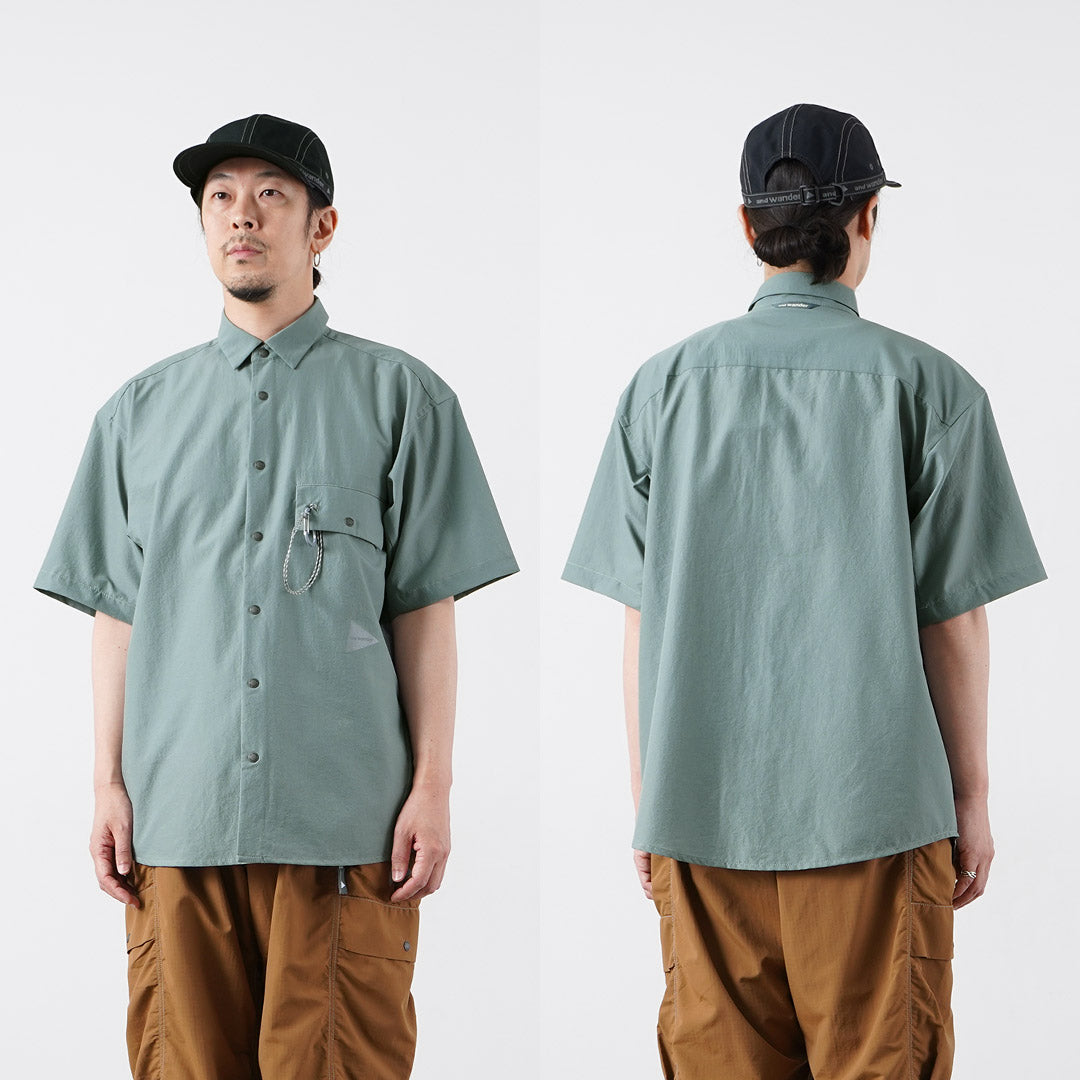 AND WANDER / Dry Breathable Short Sleeve Shirt