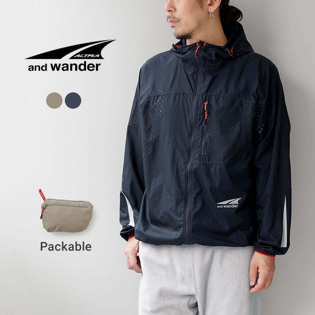 AND WANDER / ALTRA × and Wander Ventilation Wind Jacket