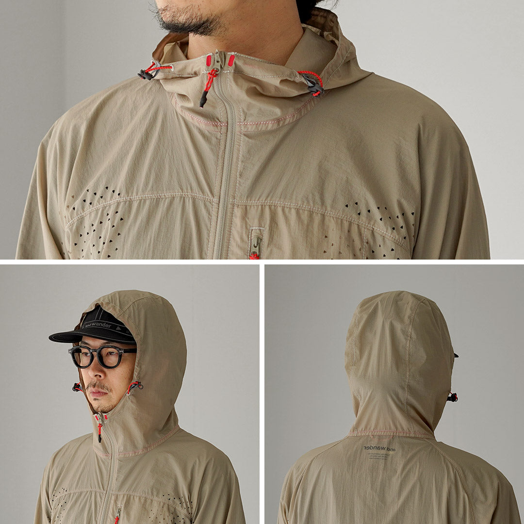 AND WANDER / ALTRA × and Wander Ventilation Wind Jacket