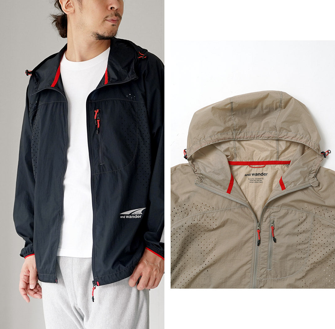 AND WANDER / ALTRA × and Wander Ventilation Wind Jacket