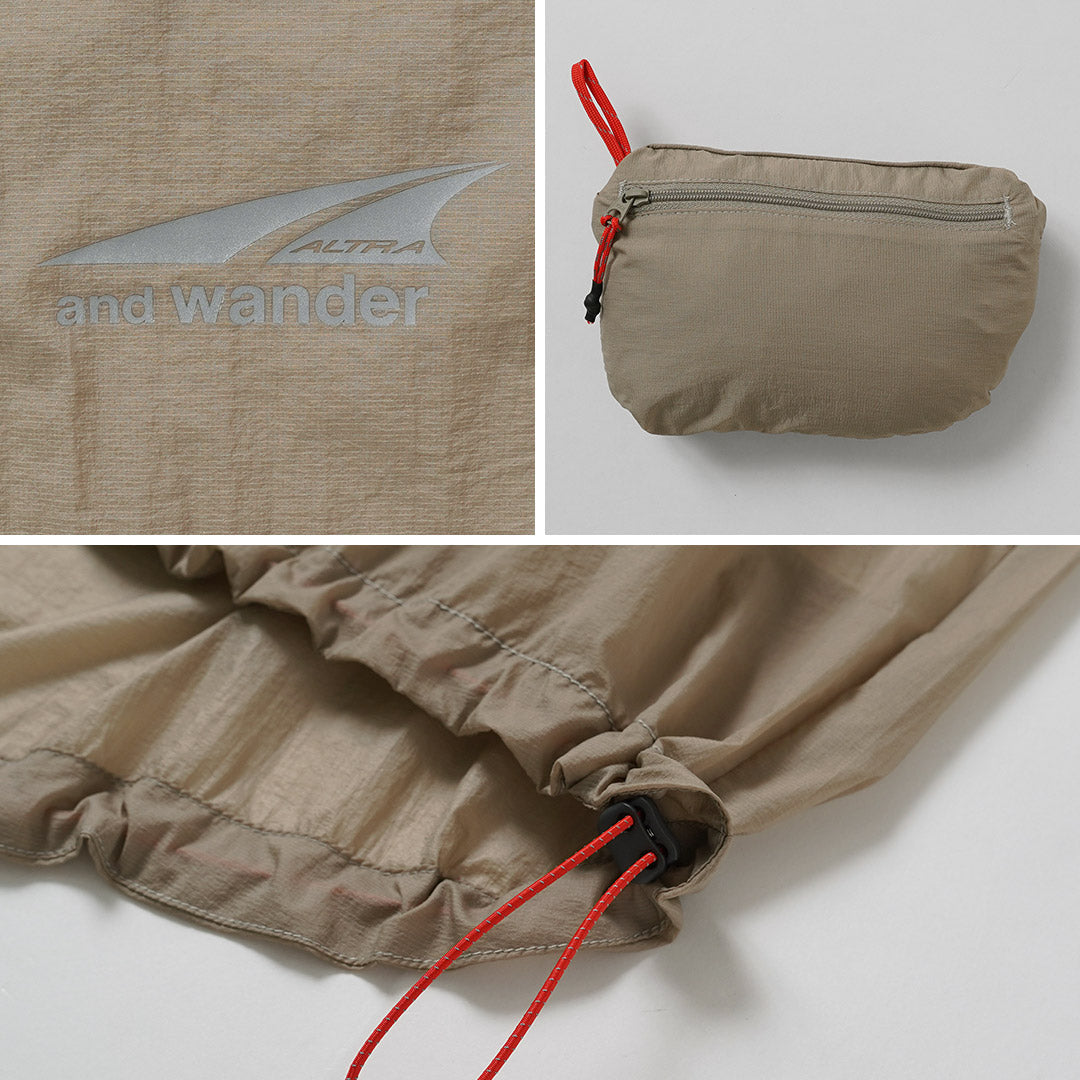 AND WANDER / ALTRA × and Wander Ventilation Wind Jacket