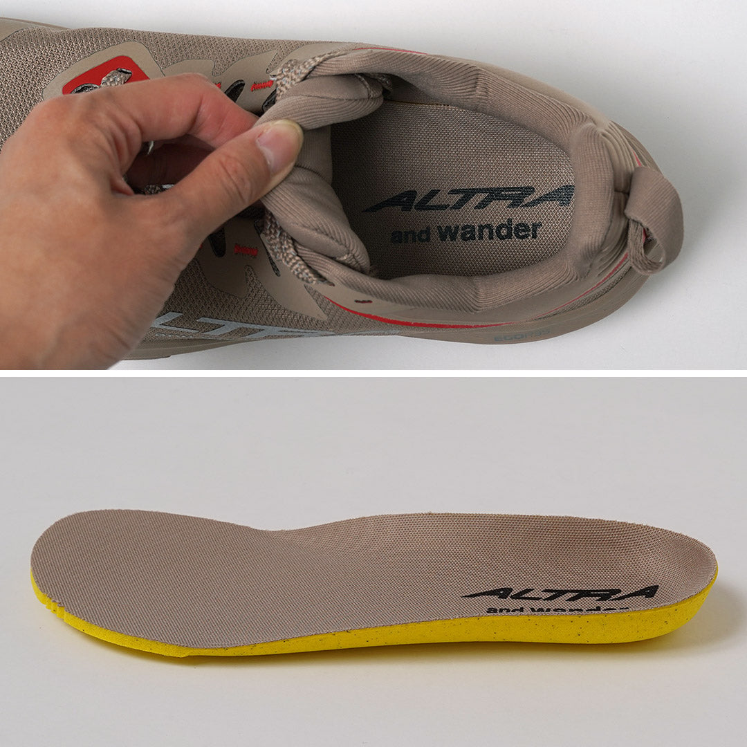 AND WANDER / ALTRA Collaboration Experience Wild 3+ Sneakers