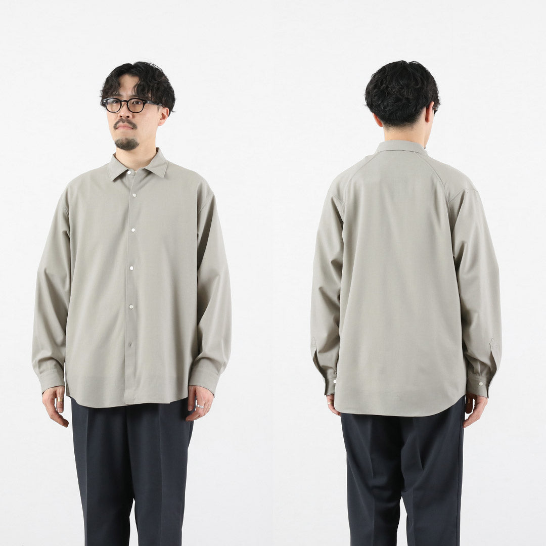 GOLDWIN / 高捻羊毛休閒襯衫 – Bishu Fabric