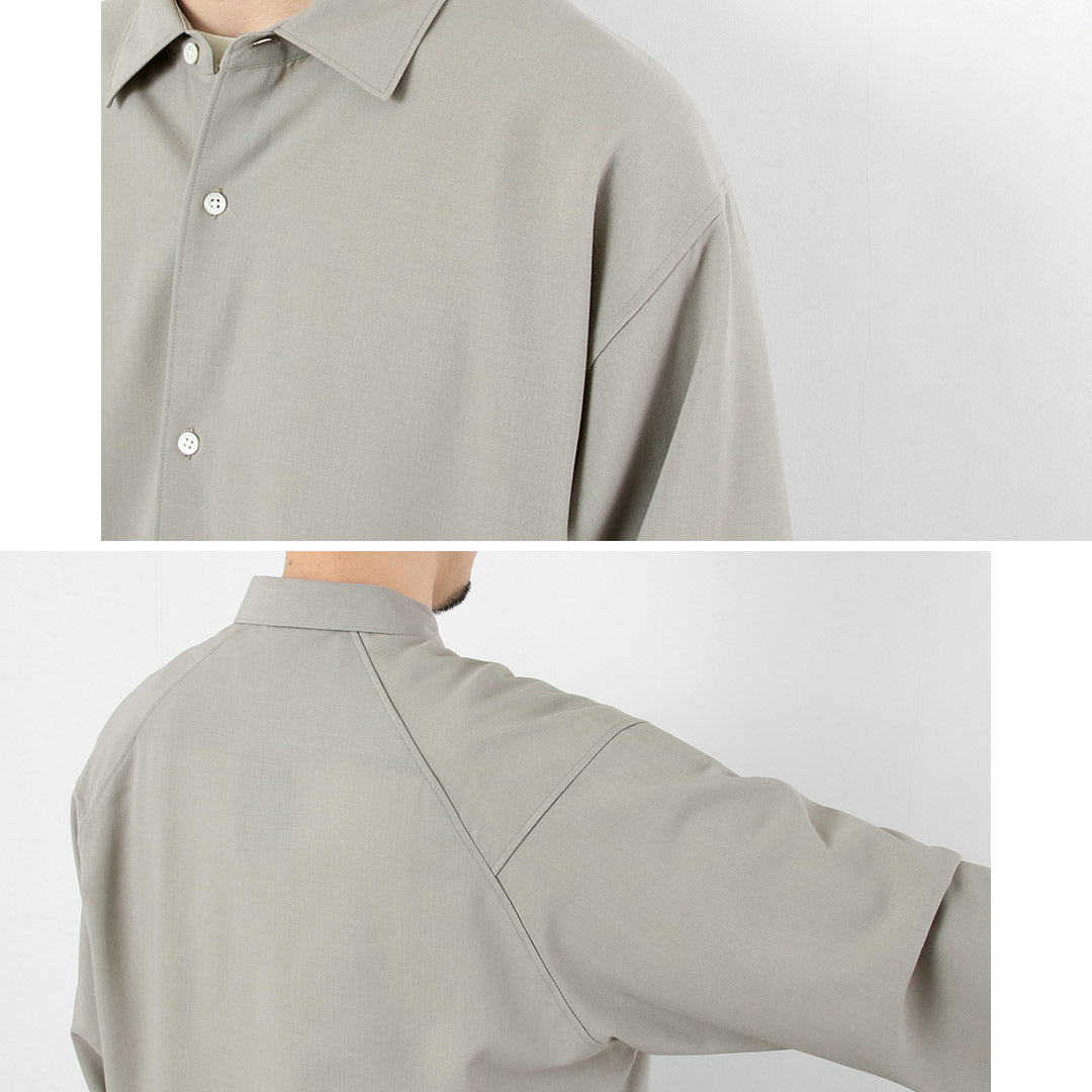GOLDWIN / 高捻羊毛休閒襯衫 – Bishu Fabric