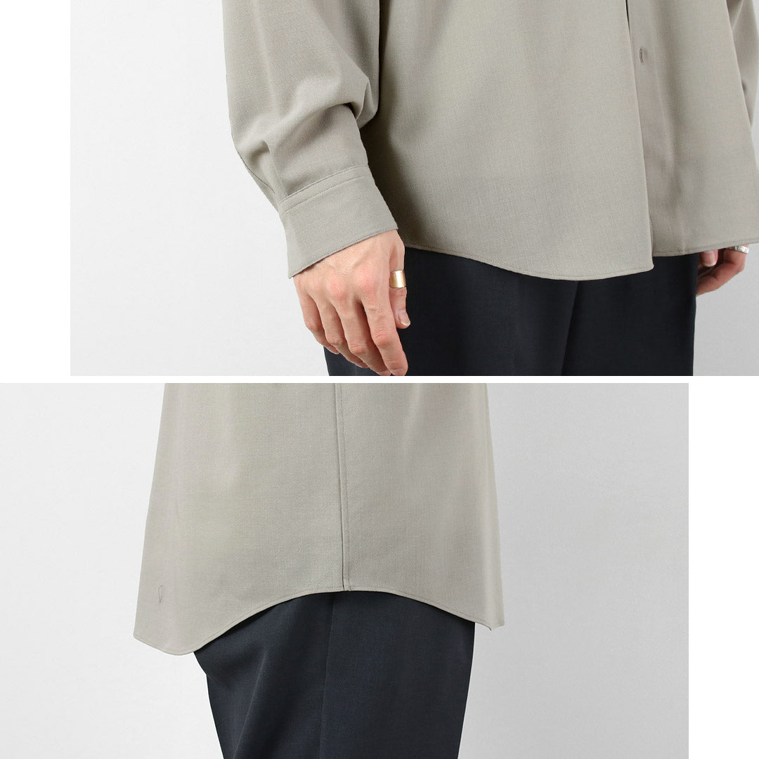 GOLDWIN / 高捻羊毛休閒襯衫 – Bishu Fabric