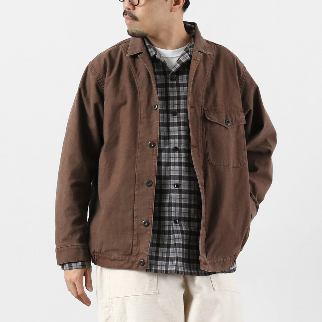 JAPAN BLUE JEANS / Veste en satin à dos militaire
