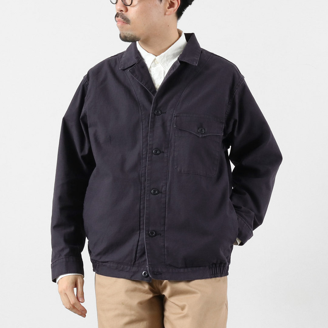 JAPAN BLUE JEANS / Veste en satin à dos militaire
