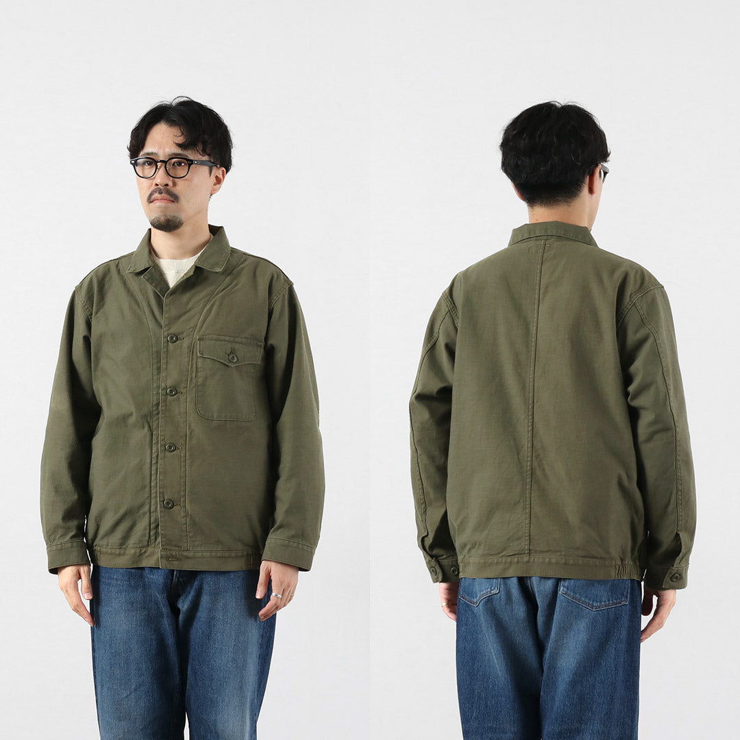 JAPAN BLUE JEANS / Veste en satin à dos militaire