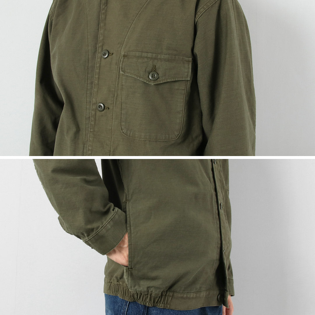 JAPAN BLUE JEANS / Veste en satin à dos militaire